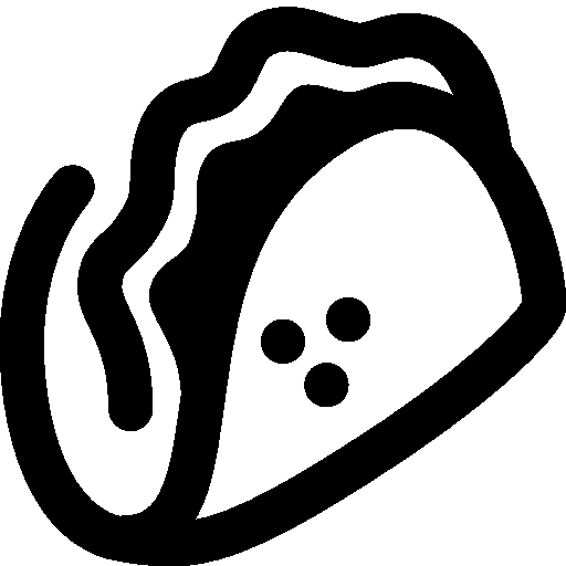 Taco Fast Food Computer Icons Roti Chapati - Taco Icon Png (512x512)