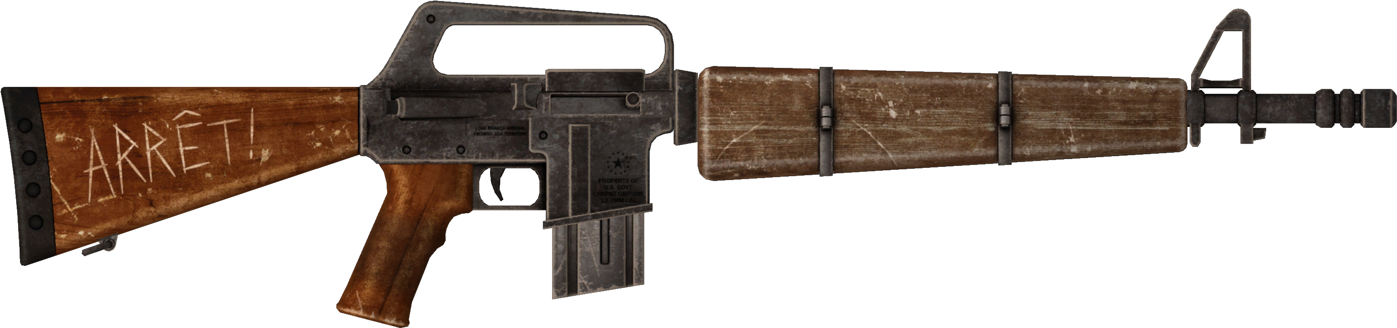 View Samegoogleiqdbsaucenao Survivalist's Rifle , - Fallout New Vegas Assault Carbine (2950x750)