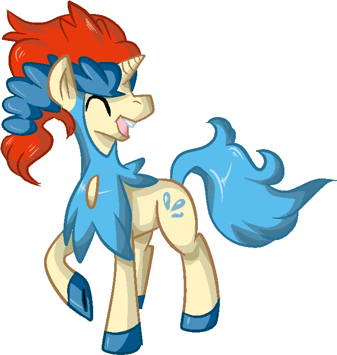 Paintsplatter, Keldeo, Pokémon, Ponified, Safe, Solo - Pony (687x729)