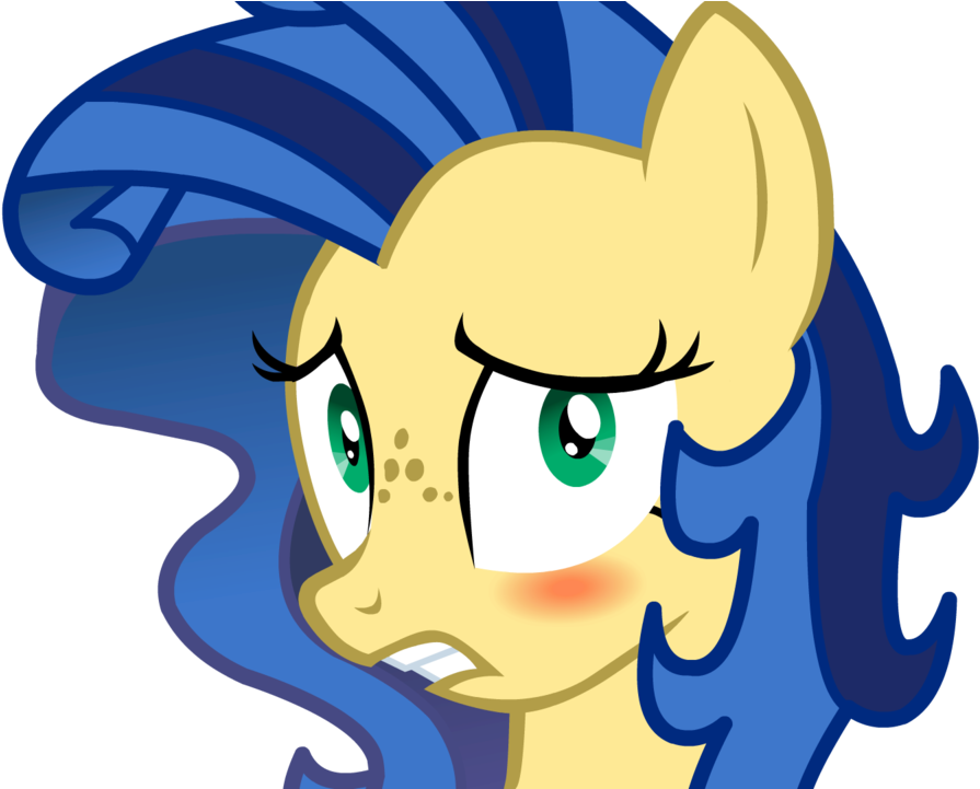 Kajio, Blushing, Embarrassed, Female, Mare, Oc, Oc - Cartoon (1280x720)