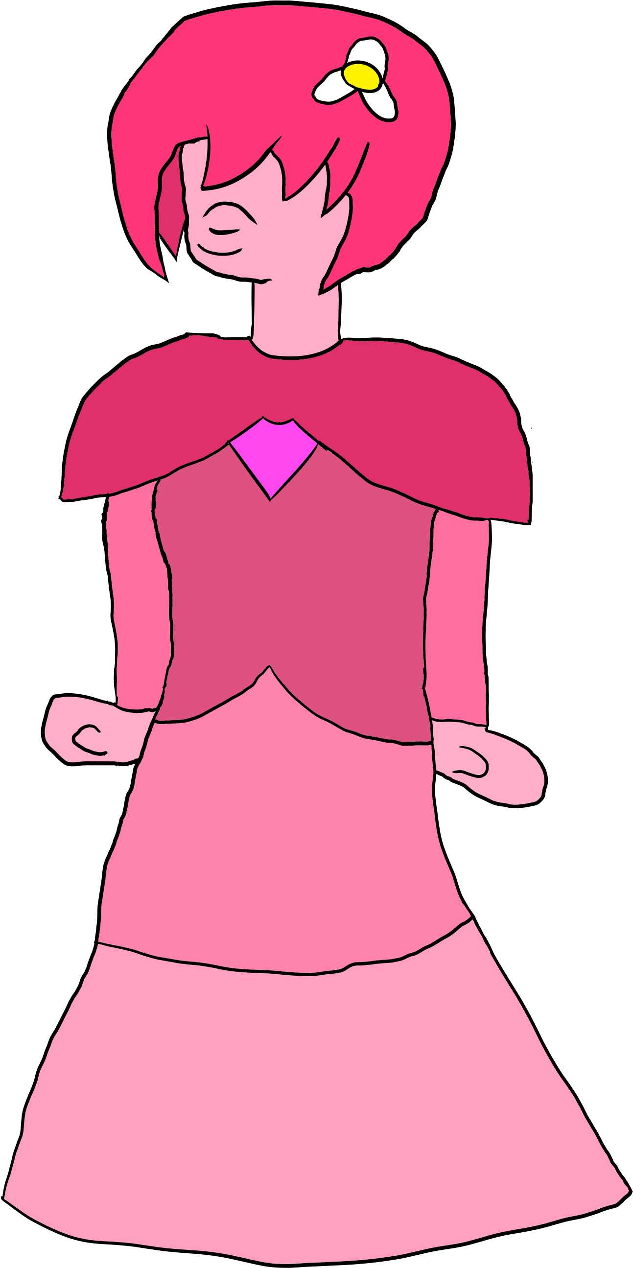 Pink Sapphire - Cartoon (1377x2689)