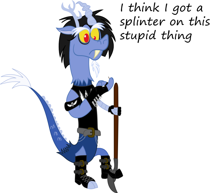 Discord The Grave Digger By Redxmrpimpen - Cartoon (726x668)