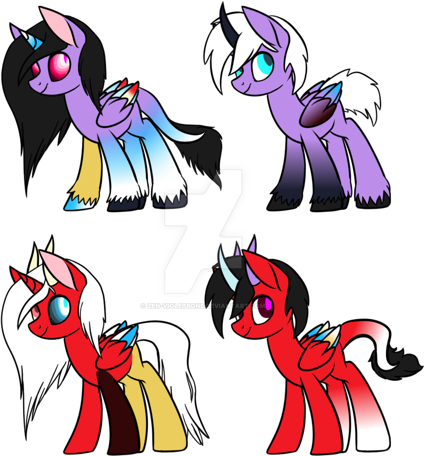 Gravedigger X Mysterious Light Foals By Zen-violetbone - Cartoon (1024x988)