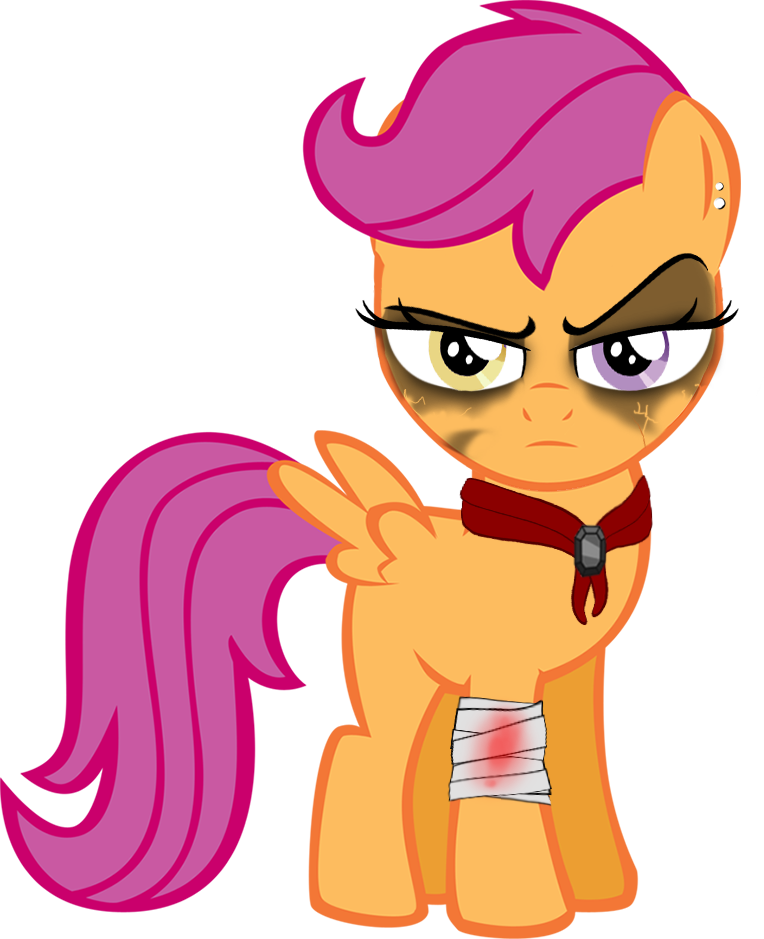 Gravedigger Scootaloo Vector By Paragonaj - Cartoon (764x939)