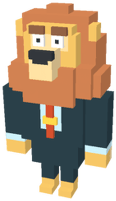 Crossy Road Lion Heart - Crossy Roads Chicken Png (400x400)