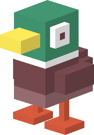 Crossy Road Duck - Crossy Road Characters (323x464)