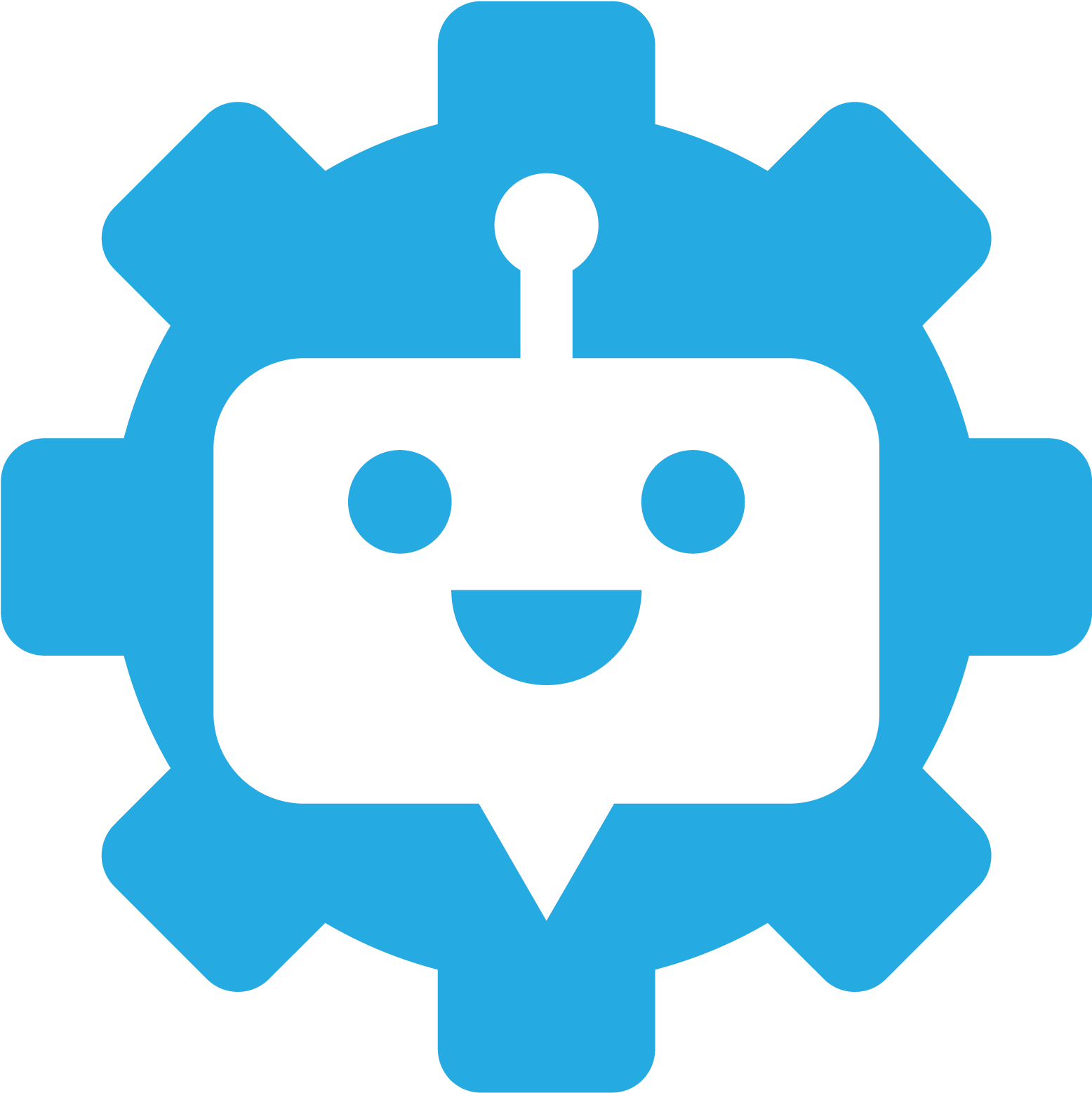 Found 169 Chatbot Developers For Hire Botmakers - Cog Wheel No Background (2083x2083)