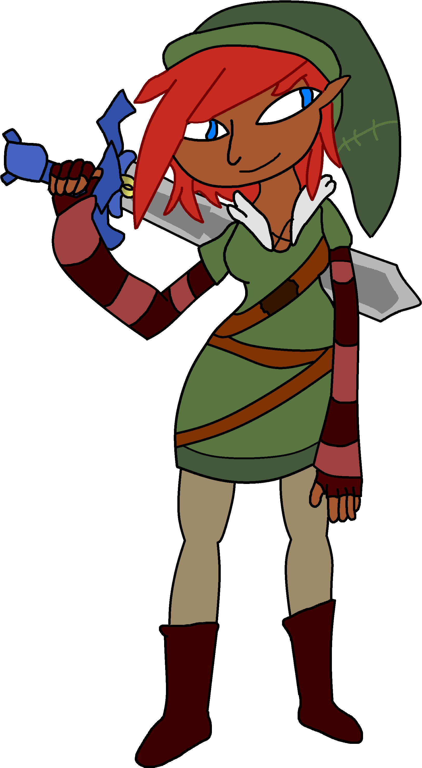 Link, The Hero Of Time - Portable Network Graphics (1810x3027)