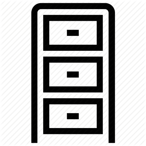 24 Filing Cabinet Icon, Collection Of File Cabinet - Computer File (512x512)