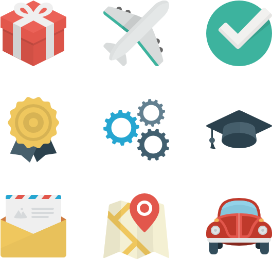 214265 Basic Flat Icons - Flat Design Icon Png (600x564)