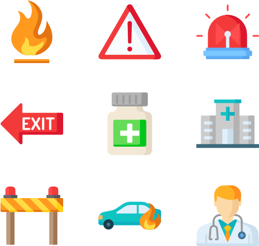 Emergencies 50 Icons - Emergency Icon (600x564)
