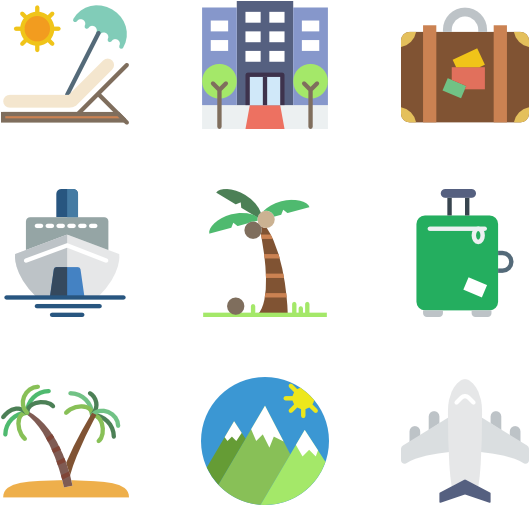 Travel 50 Icons - Travel Package Icon (600x564)