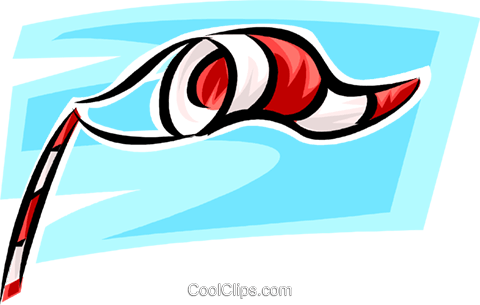 Windsocks Livre De Direitos Vetores Clip Art Ilustração - Weather (480x305)