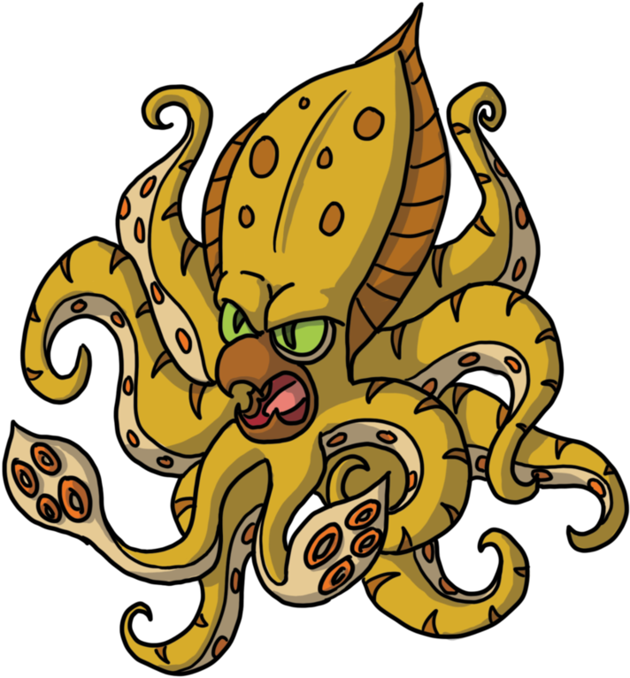 Pnrz Enemy Kraken By Grantwilson - Illustration (894x894)