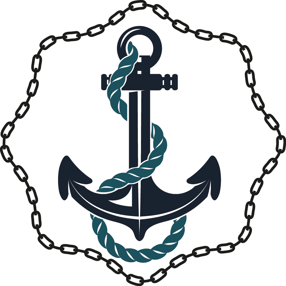 Anchor Chain Drawer Rope Clip Art - Carolina Hardware And Decor Anchor With Chain Border (917x919)