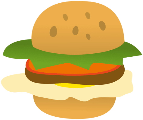 Fast Food Hamburger Spaghetti With Meatballs Hot Dog - Cartoon Food (512x512)