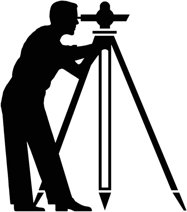 Surveyor Engineering Total Station Theodolite Clip - Surveyor Clip Art (654x728)