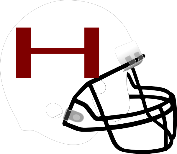 Helmet And Football Drawing (600x523)
