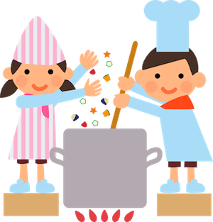 Cooking Kids Illustrations 無料 料理 子供 イラスト - Illustration (300x313)