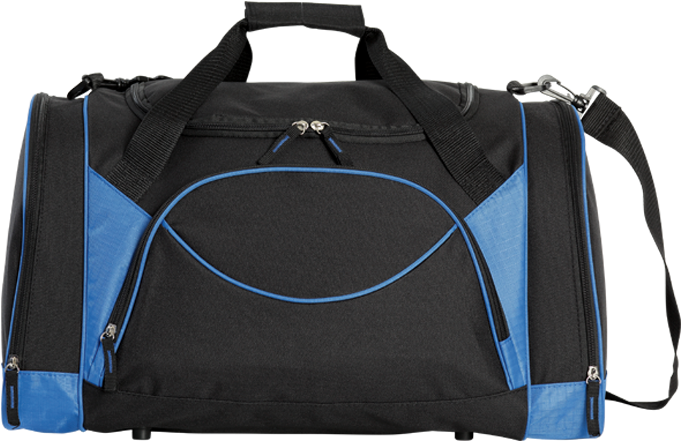 Bb0136 Curved Front Pocket Sports Bag - Eco Curved Front Pocket Sports Bag - Royal (700x700)