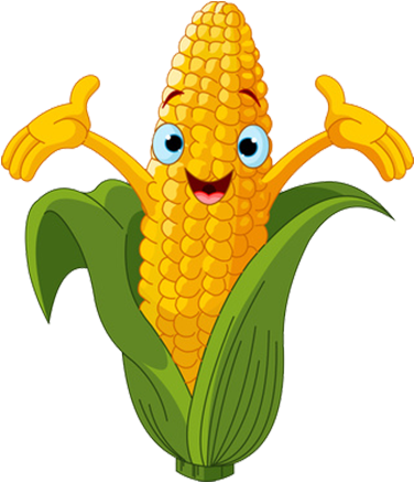 Vegetable Cartoon Drawing Clip Art - Corn Clipart (500x500)