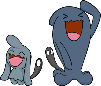 Wynaut And Wobuffett By High Jump Kick - Hayashiya Sanpei (392x335)