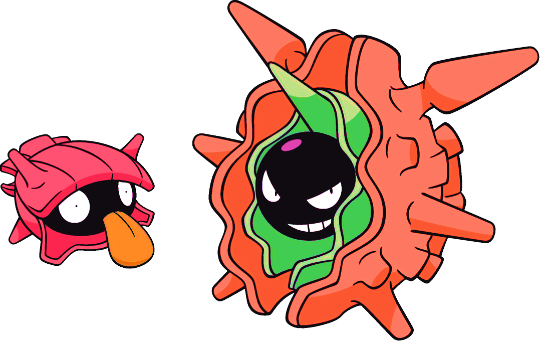 Shellder And Cloyster By High Jump Kick - Cloyster Pokemon (1078x680)