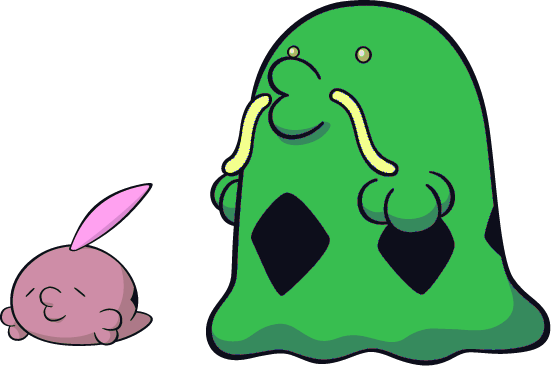 Gulpin And Swalot By High Jump Kick - Swalot (551x366)
