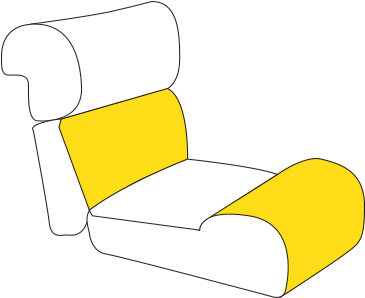 Using Marine-grade Vinyl And Thread And A Moisture - Chair (400x312)