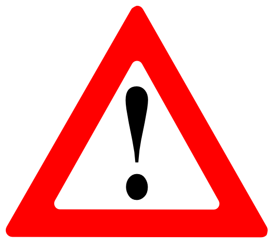 Fall Risk Clipart 4 By Michael - Warning Sign .png (600x537)
