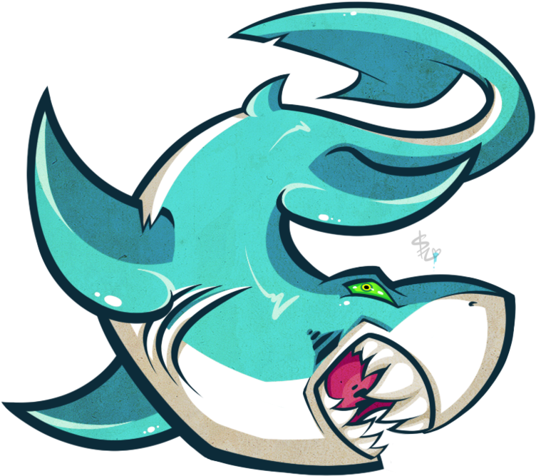 Shark Attack By Shrubbery-bunny - Illustration (900x781)