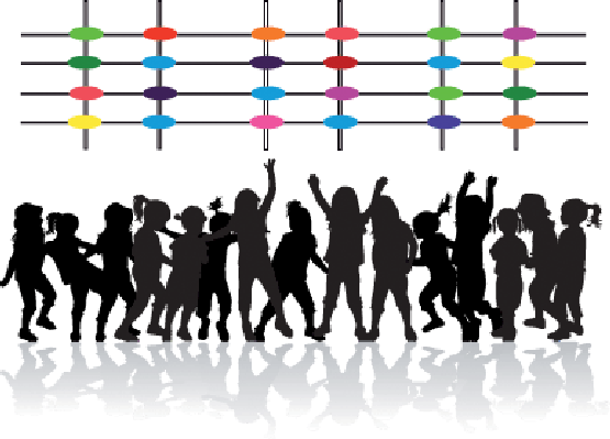 Children Silhouettes - Silhouette (555x399)