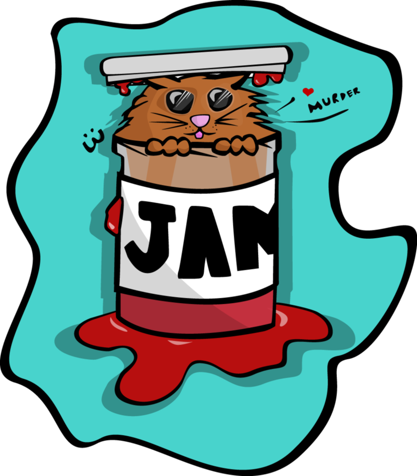 Jam Cat By Jamandcats - Cat Covered In Jam (837x955)