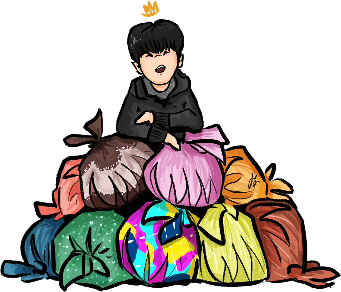 It Minho The Bundle King - Cartoon (1280x1280)