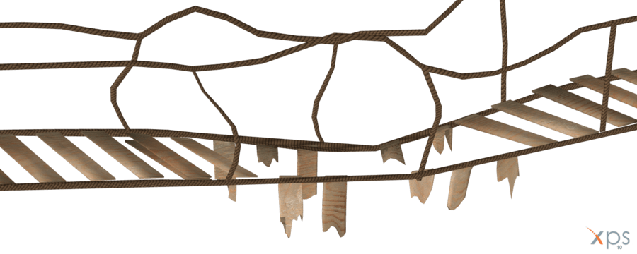 Broken Bridge Clipart 2 By Benjamin - Broken Bridge Clipart (900x360)