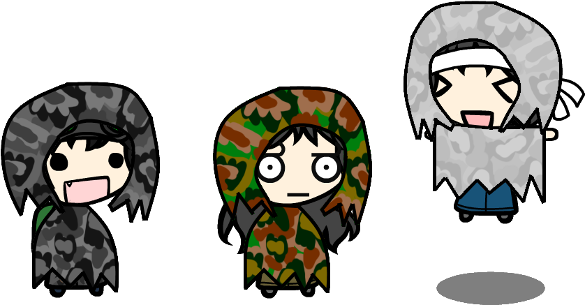 Ghillie Suits By Myonnyanmukyuu - Clothing (843x451)