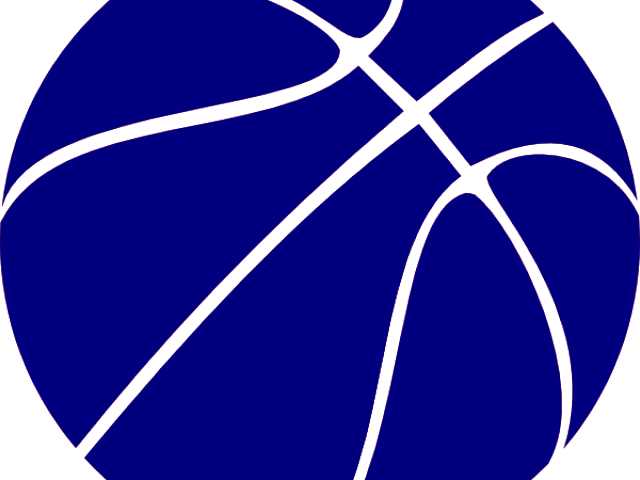 Blue Cliparts Basketbasll - Silhouette Basketball (640x480)
