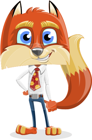 Luke Foxman Luke Foxman - Fox Man Cartoon (462x464)