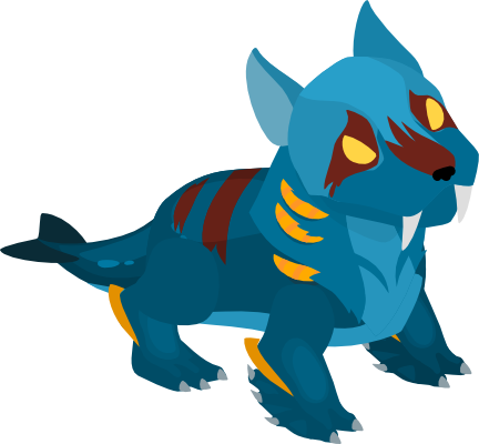 Battle Camp Monster Catalog Details For Floodhound - Cartoon (432x400)