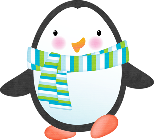 Christmas Scrapbookwinter Clipartwinter - Drawing (500x456)