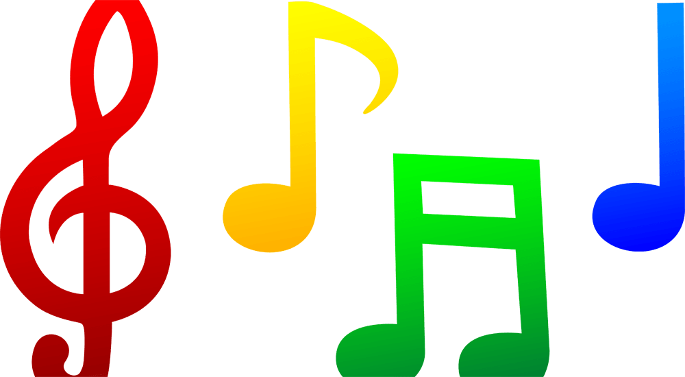 Music Clip Art - Music Symbols Clip Art (1000x550)