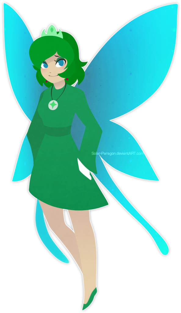 [sticker] Bluewingfairy By Solar-paragon On Deviantart - Fairy (600x1033)