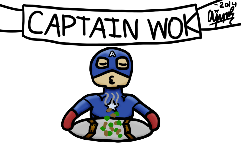 Captain Wok By Peeplup123 - Cartoon (1000x800)