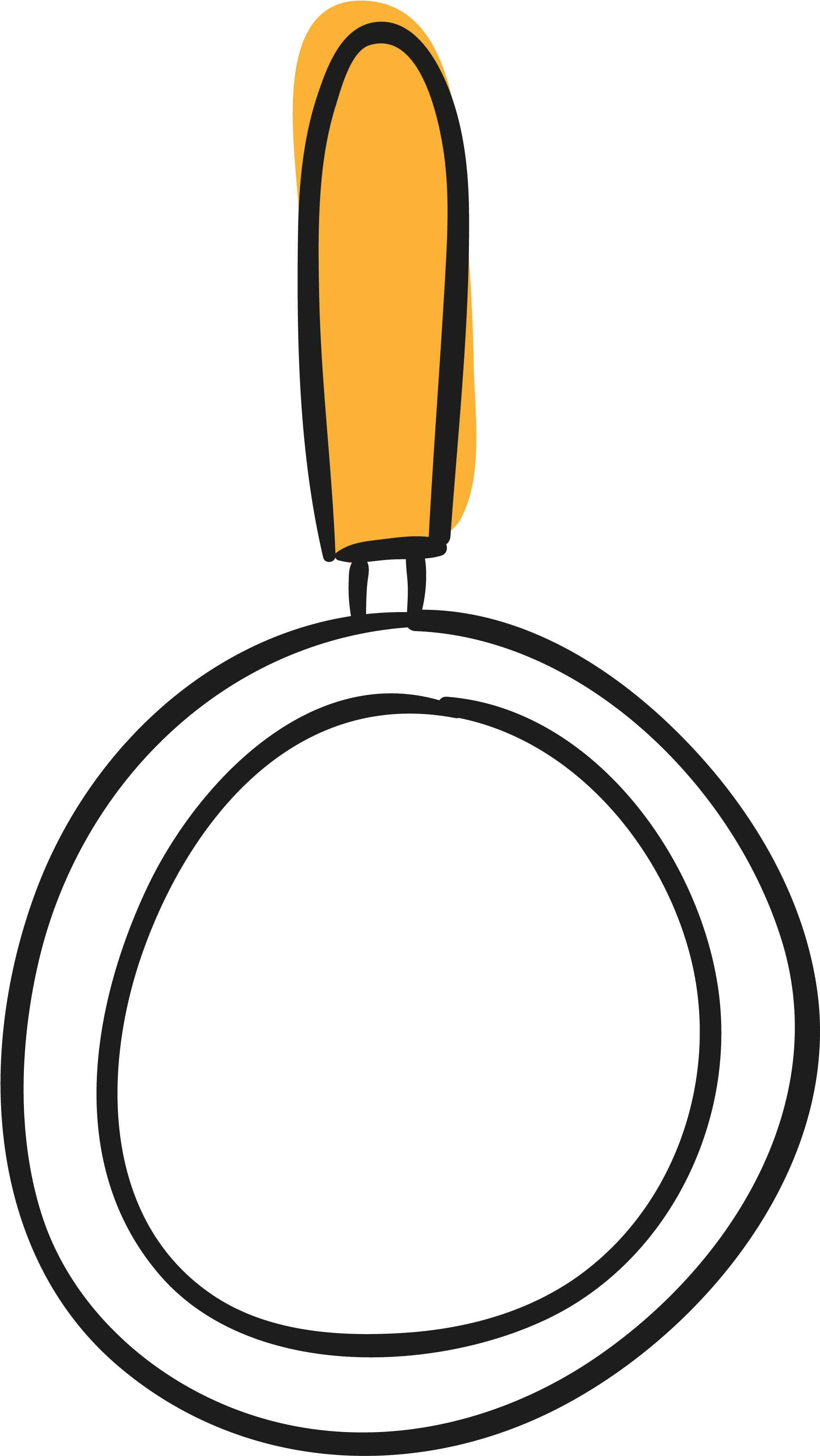 Vector Simple Black And Yellow Home Wok - Circle (3128x4526)