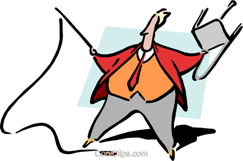 Office Ringmaster Royalty Free Vector Clip Art Illustration - Teoría De Fijación De Metas De Locke Locke 1969 (480x318)