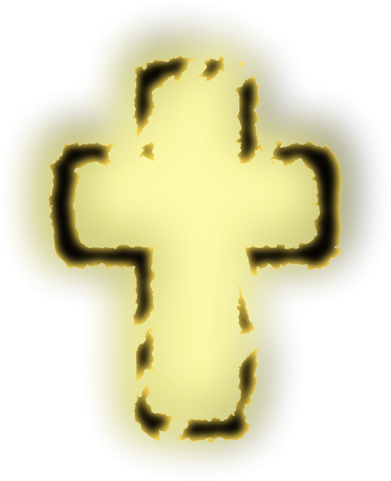 Similar Clip Art - Glowing Cross Transparent (566x800)