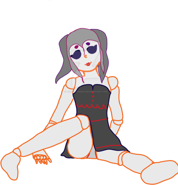 Worn Dollie By Tineke-freeks - Cartoon (774x1032)