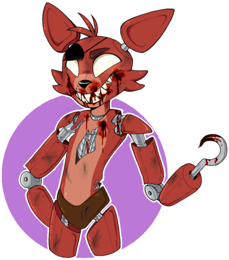 Five Nights At Freddy's 2 Five Nights At Freddy's - Foxy Five Nights At Freddy's Desenho (500x543)