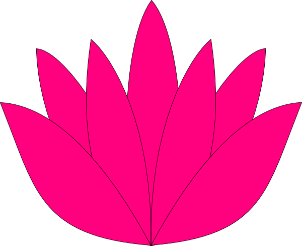 Cartoon Lotus Flower Transparent (600x488)