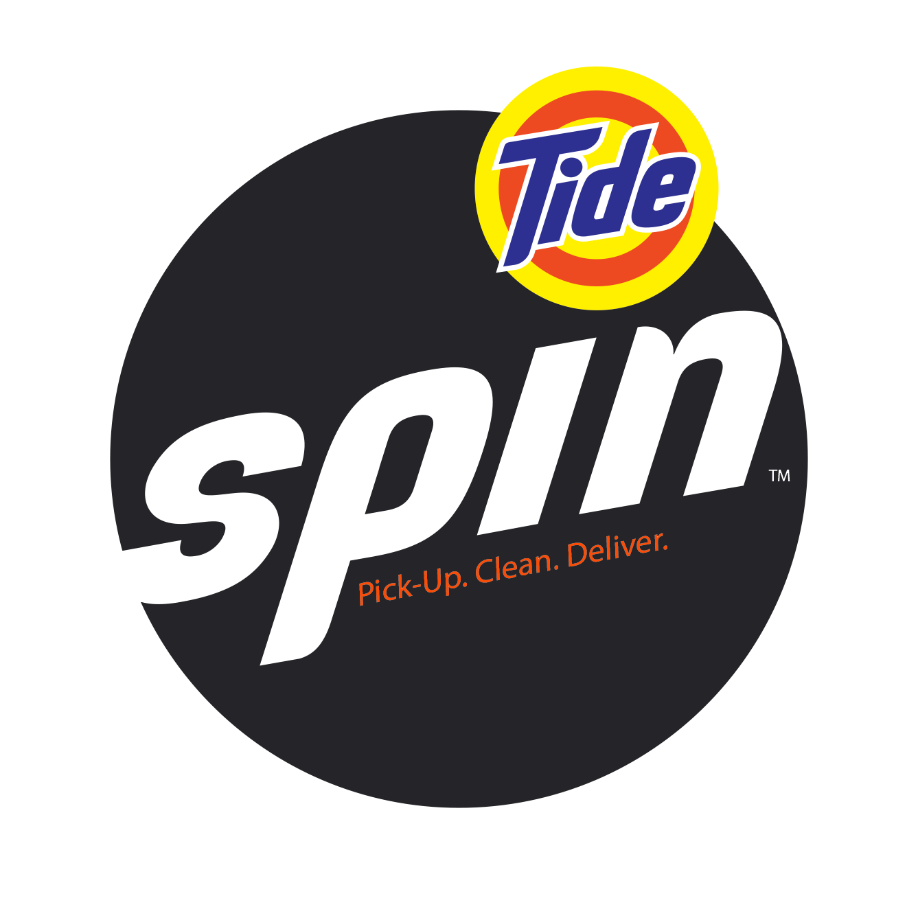 Com Logo Laundry Dry Cleaning Delivery - Tide Spin (1337x1337)